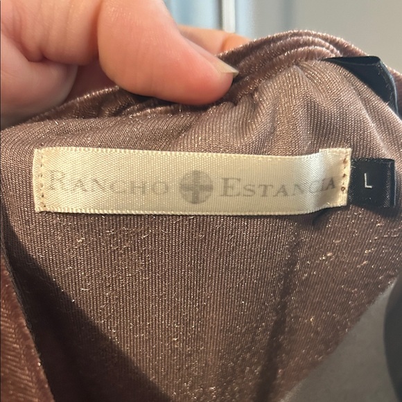 Luxurious Velvet Women's Blouse in Rich Brown - Picture 6 of 10